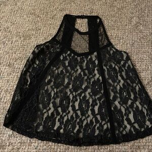 Lace tank top